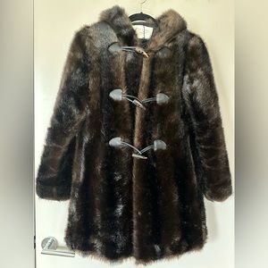 Zara fur coat